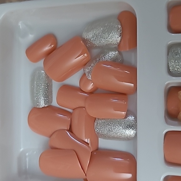 3D Bows & Glitter Press On Nails - Picture 12 of 14